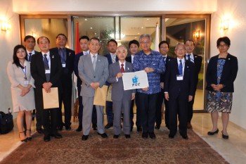 117_0219-2018_石井正文駐インドネシア日本大使主催(ブリーフィングを兼ねた)夕食会