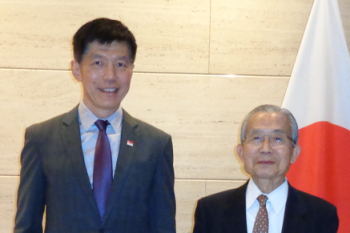 シンガポール表敬