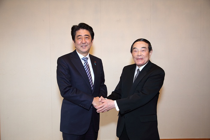 安倍総理と金川会長