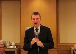 エドガルス・リンケービッチ・ラトビア外務大臣