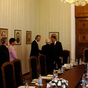 パルヴァノフ・ブルガリア大統領を表敬 （ソフィア）