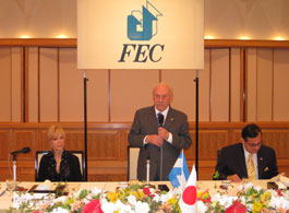 FECの招待に謝意を表すモラレス・ニカラグア副大統領